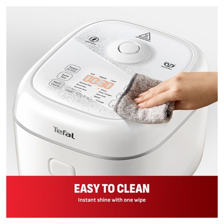 Tefal Delirice Fuzzy Logic Rice Cooker 1.8L - Smart Spherical Pot Multi-Cooker - Image 3