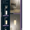 Livarno Home 180cm Premium LED Floor Lamp with Fine Textile Shade (23W, 1950lm, Warm White Light)
