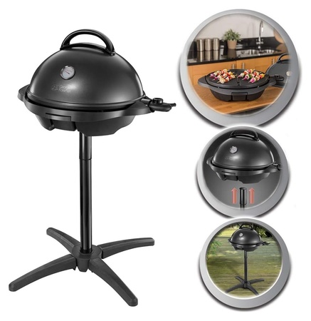 George Foreman 2-in-1 Indoor and Outdoor Electric BBQ Grill