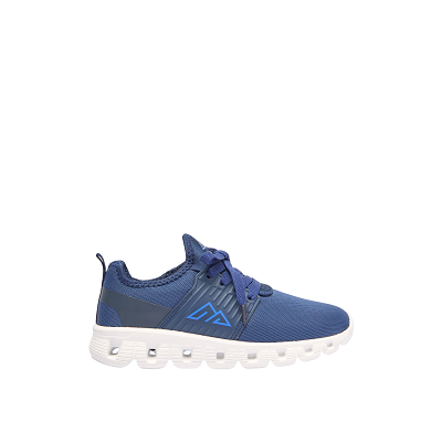 Oaklan by Shoexpress Boys Navy Blue Logo Detail Mesh Sports Shoes with Lace-Up Closure - Size 37 EU - Image 3