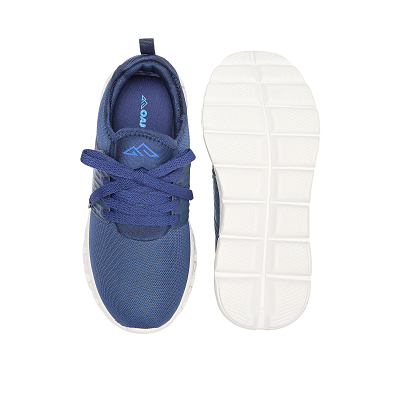 Oaklan by Shoexpress Boys Navy Blue Logo Detail Mesh Sports Shoes with Lace-Up Closure - Size 37 EU - Image 4