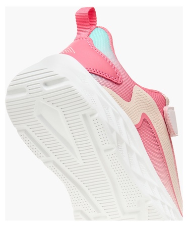 Oaklan Girls Panelled Low-Top Sports Shoes with Hook and Loop Closure - Coral/Pink (Size 37 EU) - Image 4