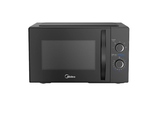 Midea 25L Compact Solo Microwave Oven 800W – Matte Black Edition