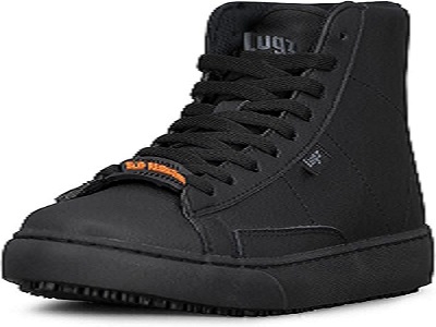 Lugz Drop Hi Slip Resistant Water Resistant High-Top Food Service Work Sneakers - Size 37 EU