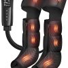 Nekteck Thermal Air Compression Recovery Boots with 6 Modes for Foot and Calf Circulation Booster - Black