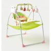 Jiabaile 801AR Multi-Function Electric Auto Swing Baby Cradle with Remote Control and Music Timer - Pink