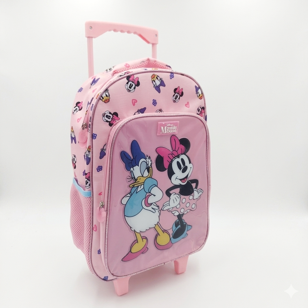 Minnie & Daisy Pink 5-Piece Kids Trolley Bag 5 pc set - Image 3