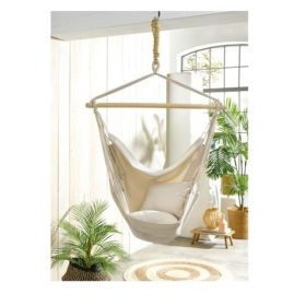 Livarno Home hanging chair in a playful boho look with cushions, weather-resistant
