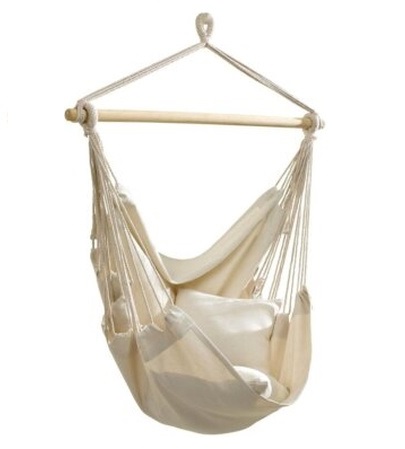 Livarno Home hanging chair in a playful boho look with cushions, weather-resistant - Image 2