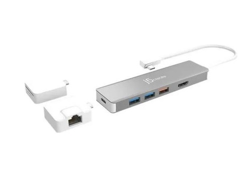 j5create JCD375-N USB-C Modular Multi-Adapter with 2 Kits -New - Image 4
