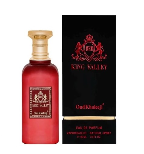 KING VALLEY RED OUD KHALEEJI EDP Luxury Unisex Oriental Oud Perfume