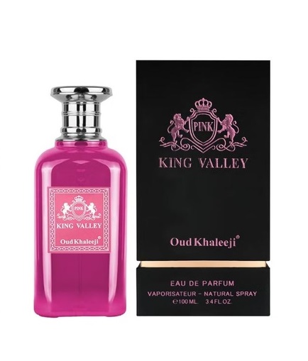 King Valley Pink 100ml Eau de Parfum Sweet Fruity-Floral & Toffee Blend for Women