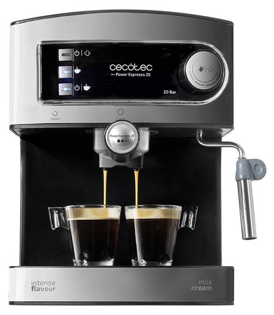 Cecotec Power Espresso 20 Barista Coffee Machine - 850W 20-Bar Stainless Steel - Image 2