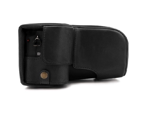 MegaGear Ever Ready Leather Camera Case compatible with Sony Alpha A6600 (18-135mm) - Image 2